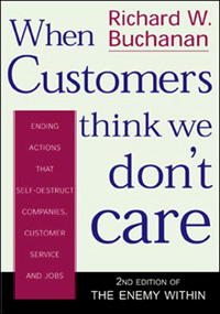 When Customers Think We Don't Care: The Enemy Within Издательство: McGraw-Hill Education, 2002 г Мягкая обложка, 256 стр ISBN 0-07470-930-5 инфо 13903l.
